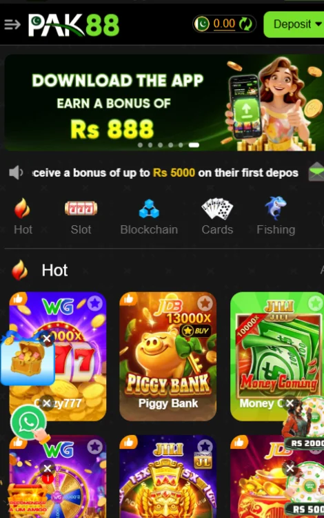 Pak88 Game Download the Best Earning Game